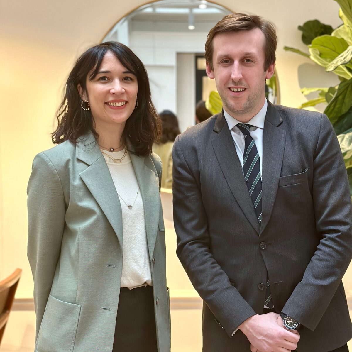 Clémence Le Van et Adrien Guigné